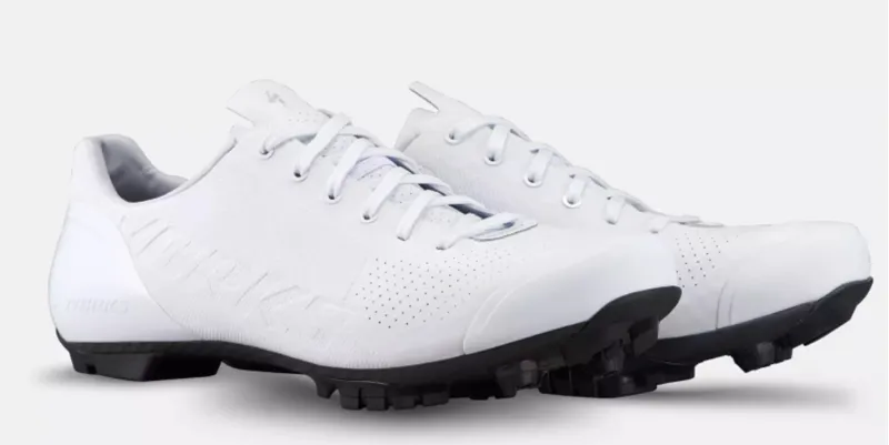 S-Works Recon Lace Gravel Cycling Shoes - White/White-2