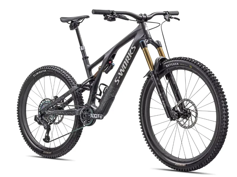 2023 S-Works Stumpjumper Evo Mountain Bike - Satin Carbon/Liquid Black-1