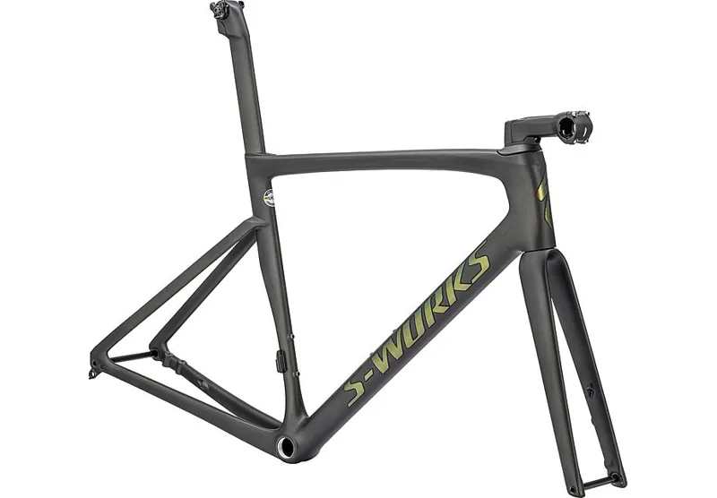 2022 S Works Tarmac SL7 Road Bike Frameset Satin Carbon Jet Fuel