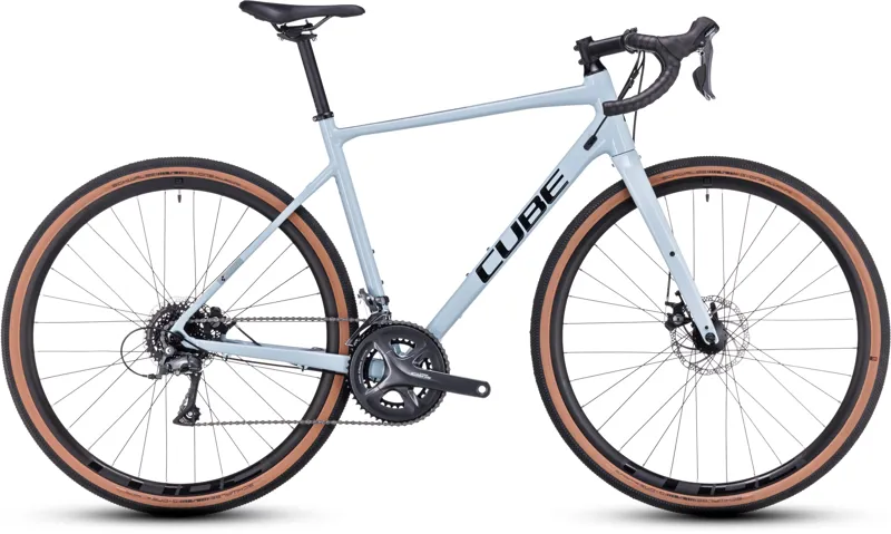 2023 Cube Nuroad Gravel Bike - Sky Grey/Black