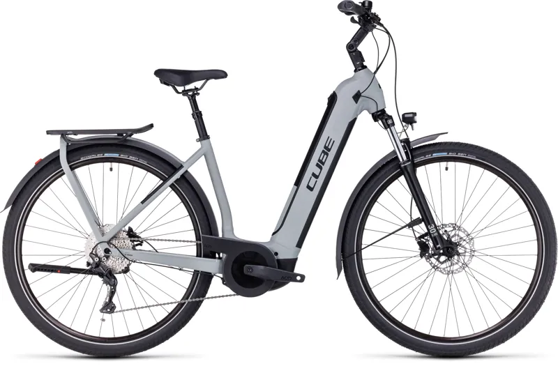 2024 Cube Kathmandu Hybrid One 750 Easy Entry Electric Bike - Grey - Medium