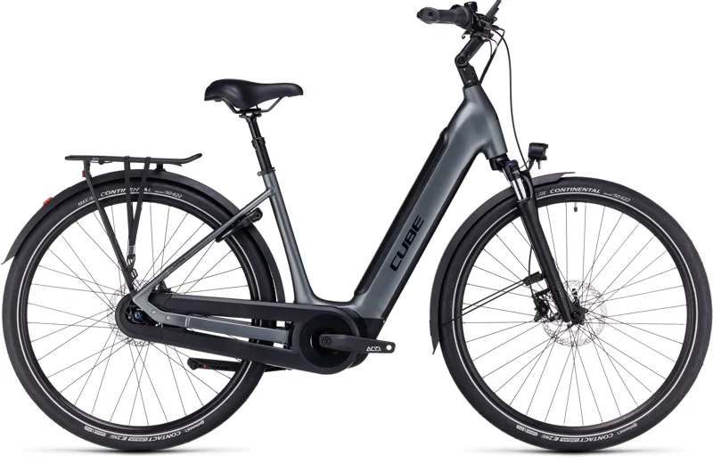 Cube Supreme Hybrid Pro 500 Electric Hybrid Bike - Flash Grey - Size Small
