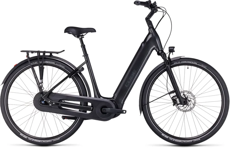 Cube Supreme Hybrid EX 625 Electric Hybrid Bike - Grey - Size Small