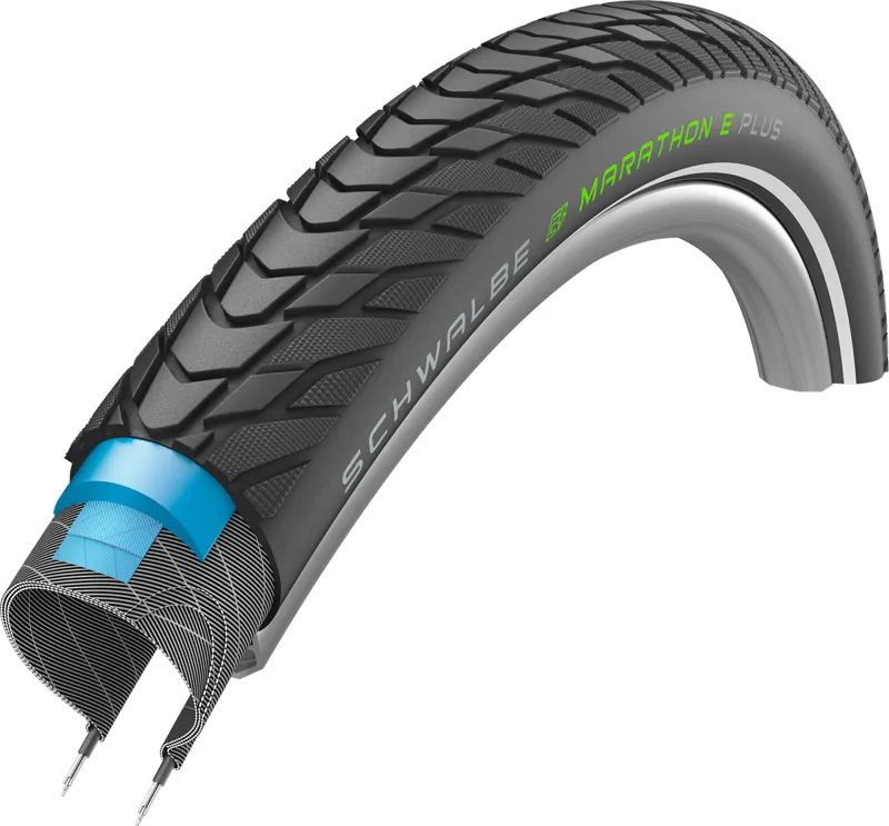 Schwalbe Marathon E-Plus Addix-E Performance Smart DualGuard Wired Tyre - Black-1