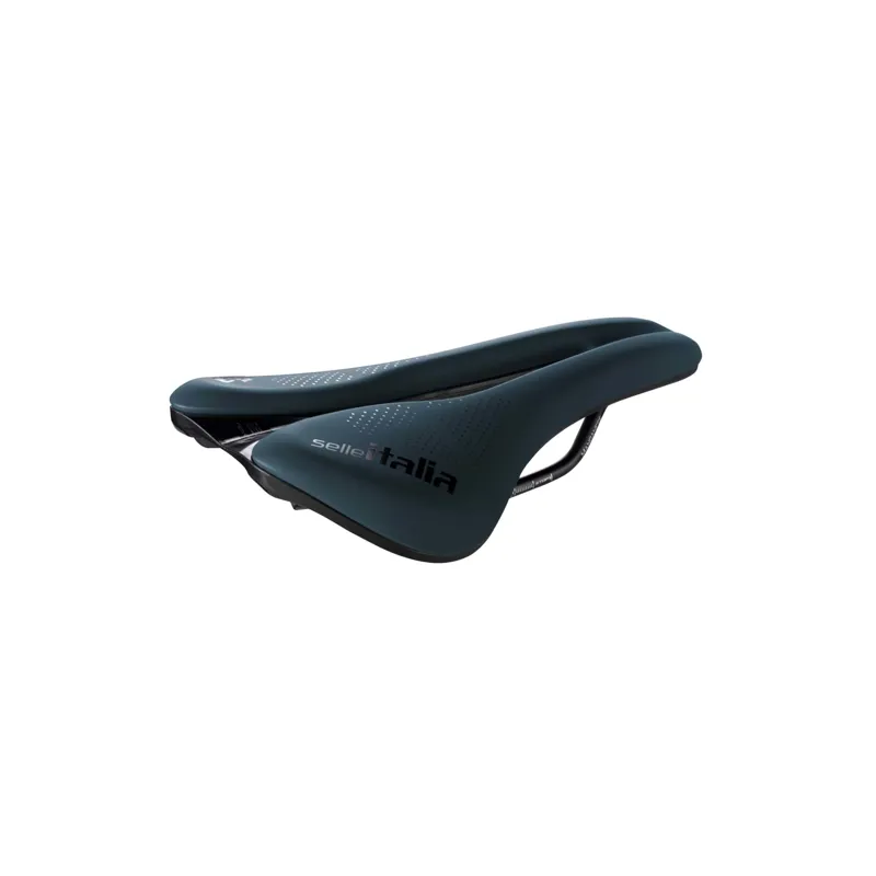 Selle Italia Novus Boost Evo TM Superflow Gravel Bike Saddle - Blue L3-1