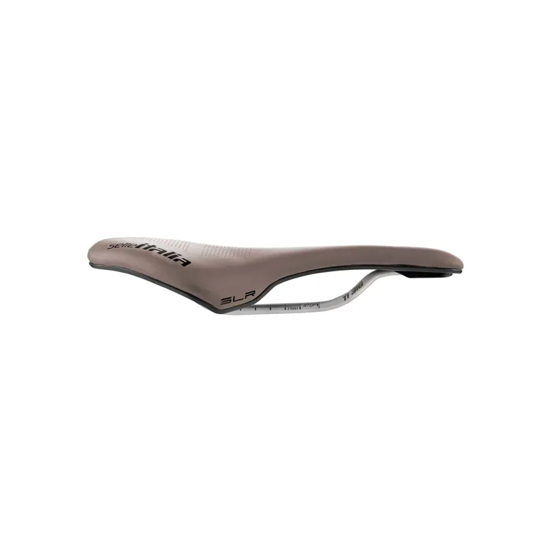 Selle Italia SLR Boost Gravel Ti 316 Superflow Saddle - Mud Brown-2