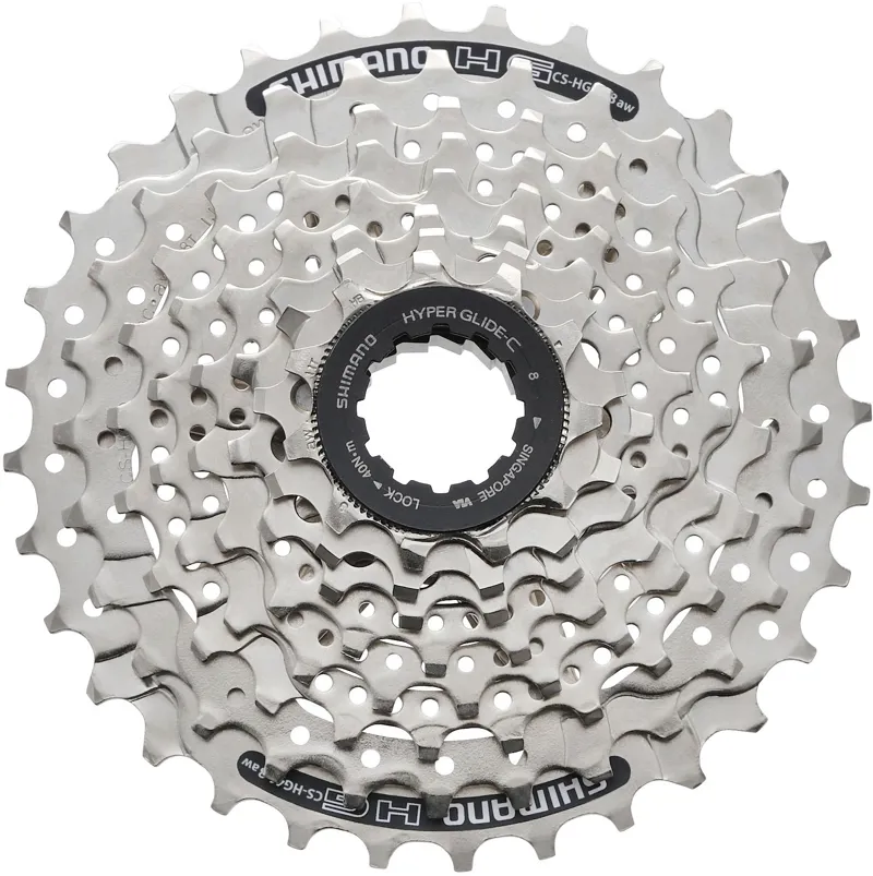 Shimano Acera CS-HG41 8-Speed Mountain Bike Cassette 11-30T - Silver