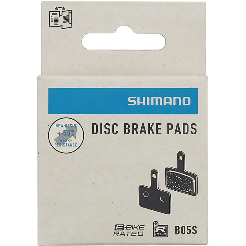 Shimano B05S Disc Brake Pads and Spring Steel Backed Resin-1