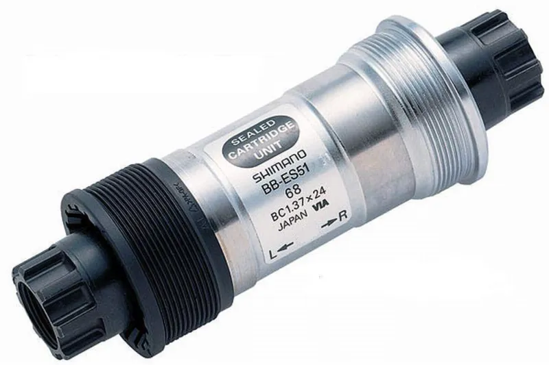 Shimano BBES51B21 Splined Bottom Bracket 68x121mm - Black/Silver