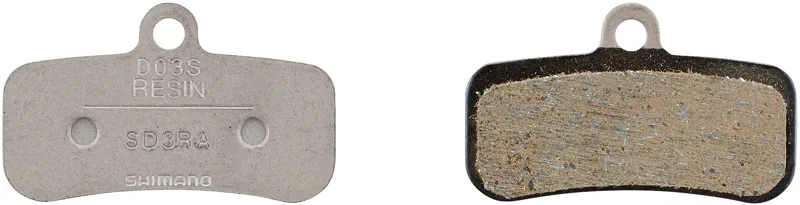 Shimano D03S Disc Brake Pads and Spring - Steel Backed - Resin