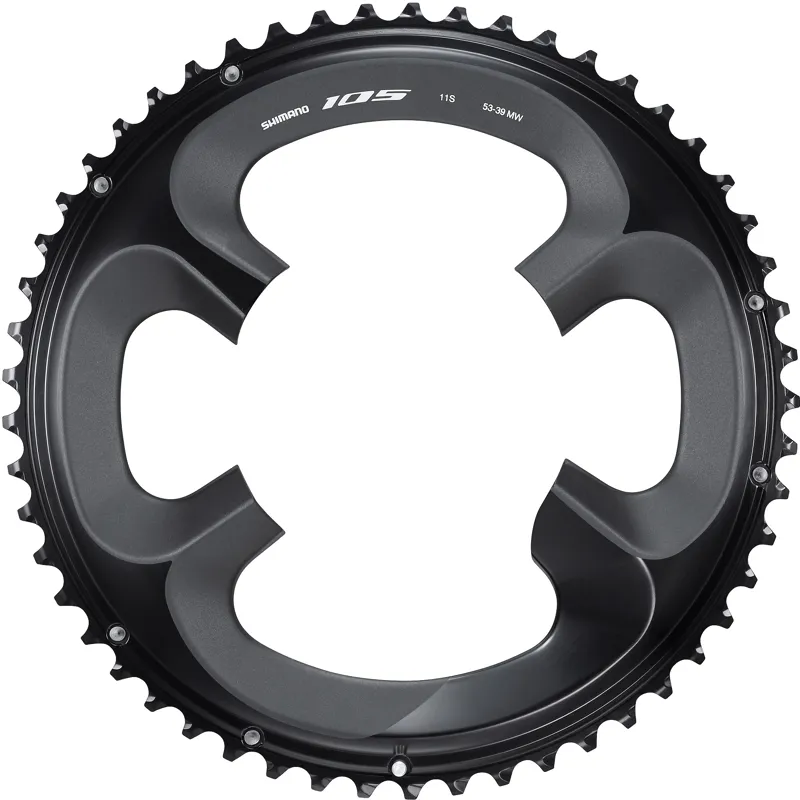 Shimano FC-R7000 Chainring 53T-MW for 53-39T - Black
