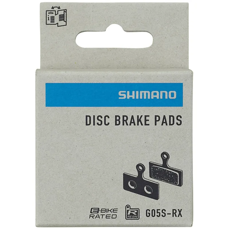 Shimano G05S-RX Disc Pads and Spring Steel Back Resin-1
