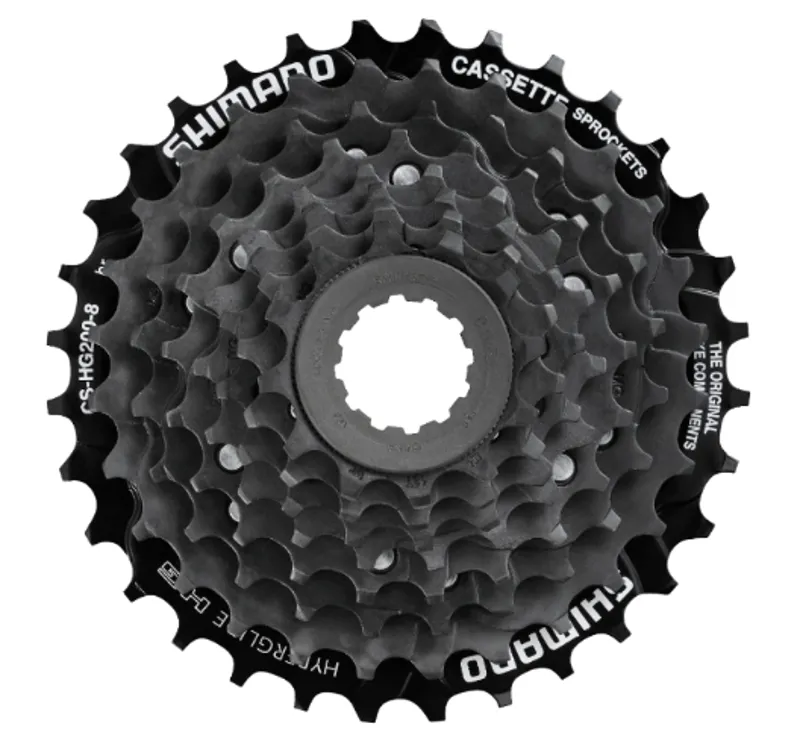 Shimano HG200 12-32 8-Speed Cassette - Black