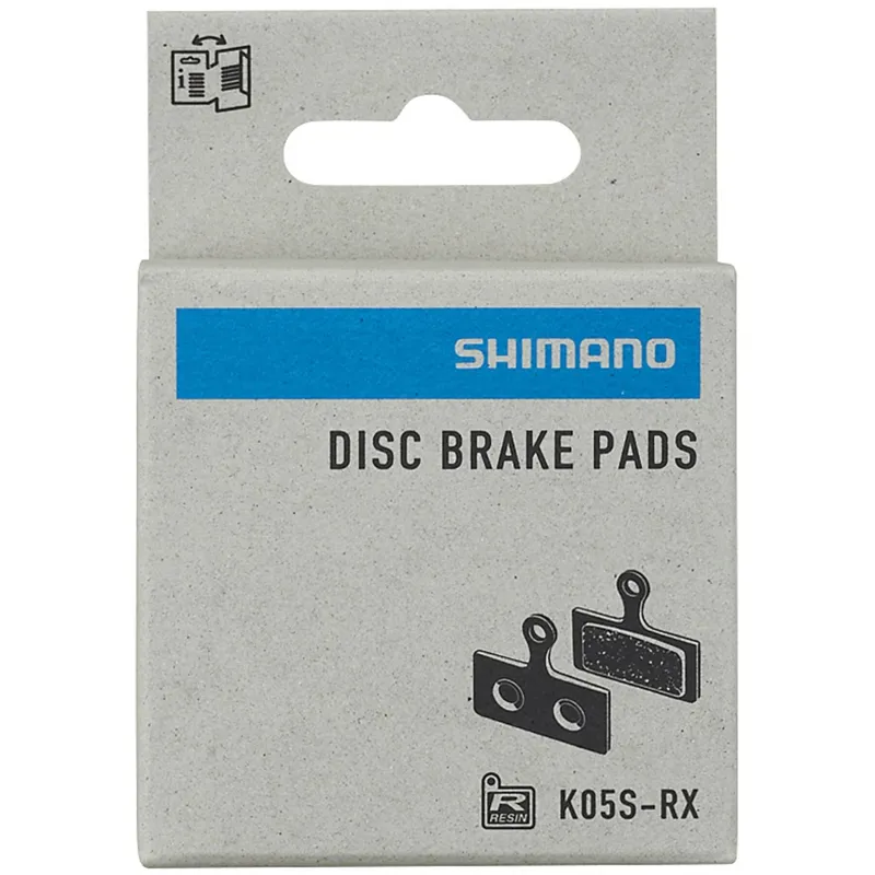 Shimano K05S-RX Disc Pads and Spring Steel Back Resin-1