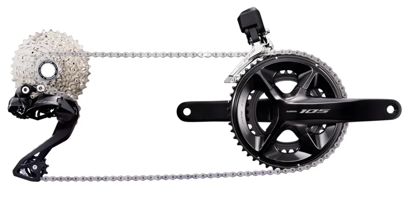 Shimano R7100 105 Di2 12-Speed Groupset - 172.5mm 50/34 11-34-1