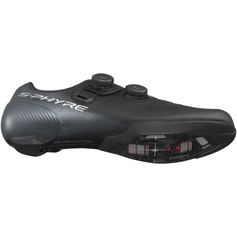 Shimano S-Phyre RC9 RC903 Road Cycling Shoes - Black - Size 42-4