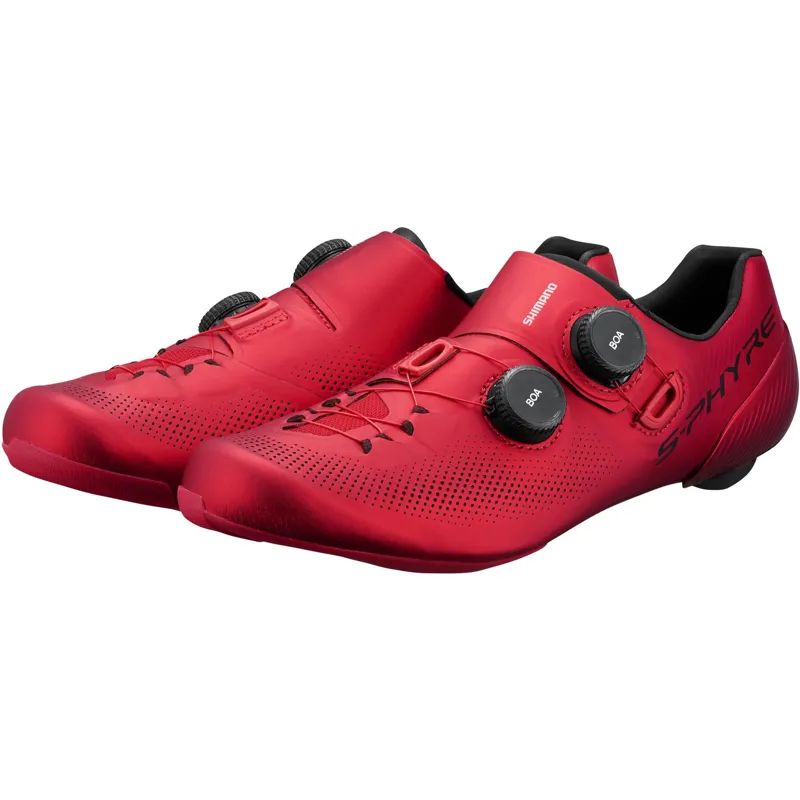 Shimano S-Phyre RC9 RC903 Shoes - Red - Size 43-1