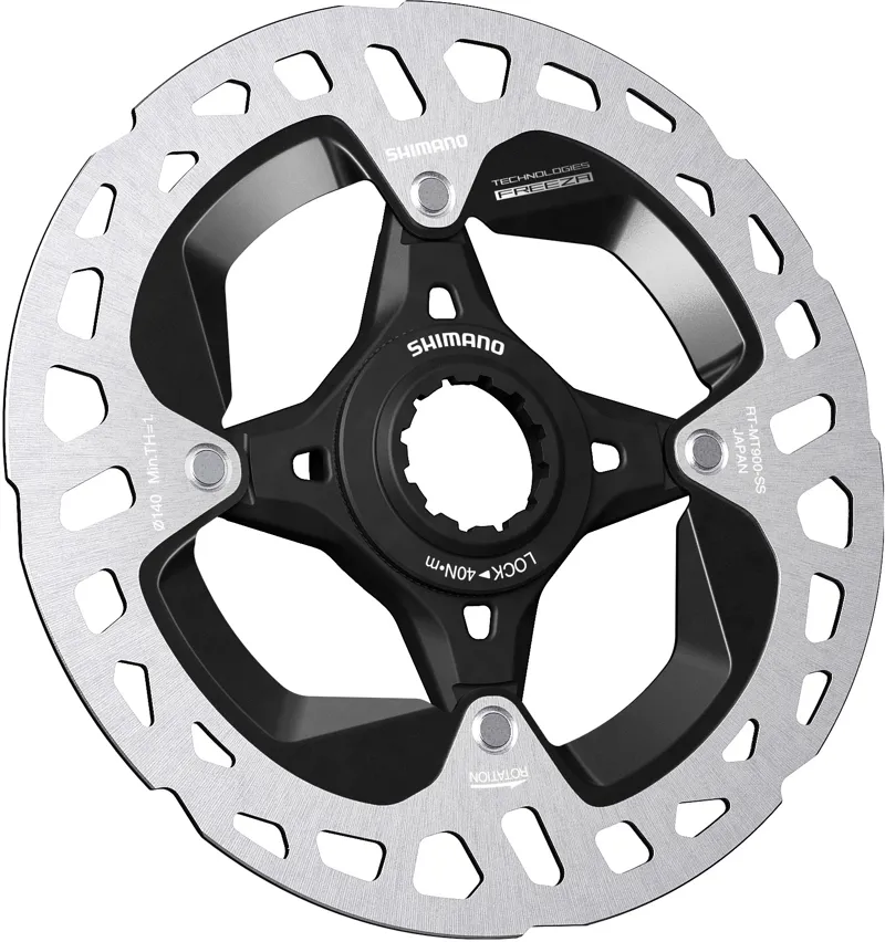 Shimano XTR RT-MT900 Disc Rotor with Internal Lockring Ice Tech FREEZA 180mm - Silver