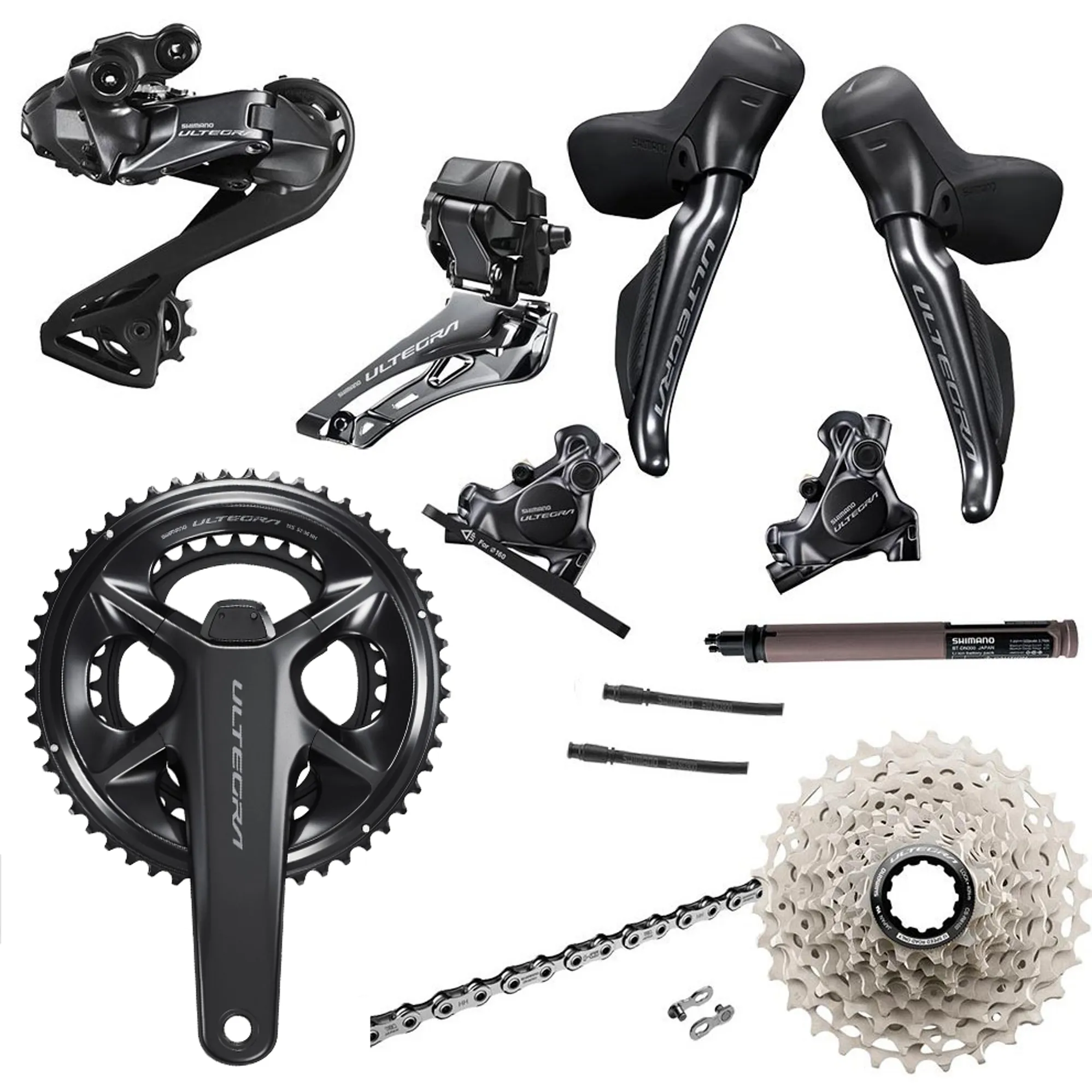 Shimano Ultegra Di2 R8100 12 Speed Disc Groupset with Power