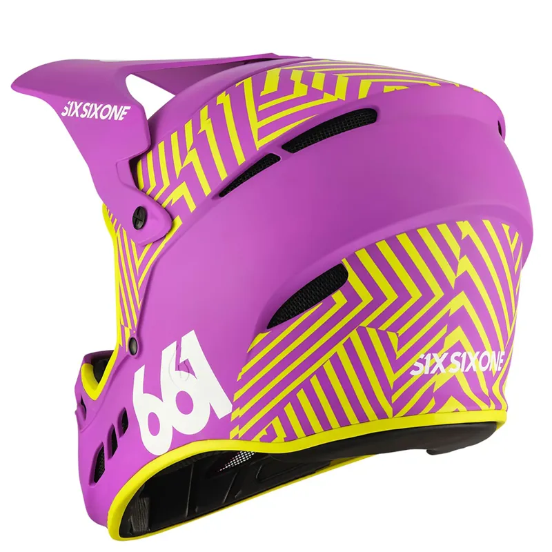 SixSixOne Reset Full Face MTB Helmet - Dazzle Purple-1