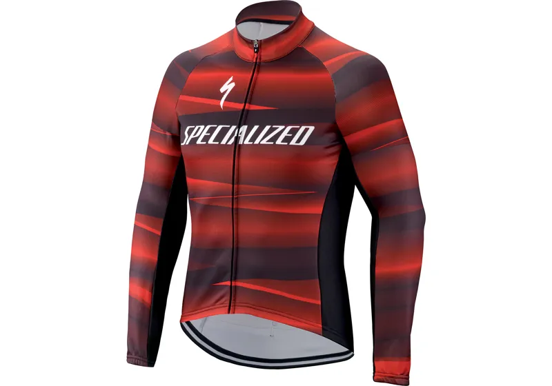Specialized Element SL Team Expert Mens Long Sleeve Jersey Black/Red
