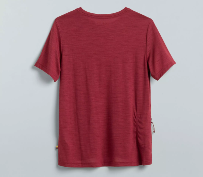 Specialized/Fjallraven Womens Wool Short Sleeve T-Shirt - Pomegranate Red-1