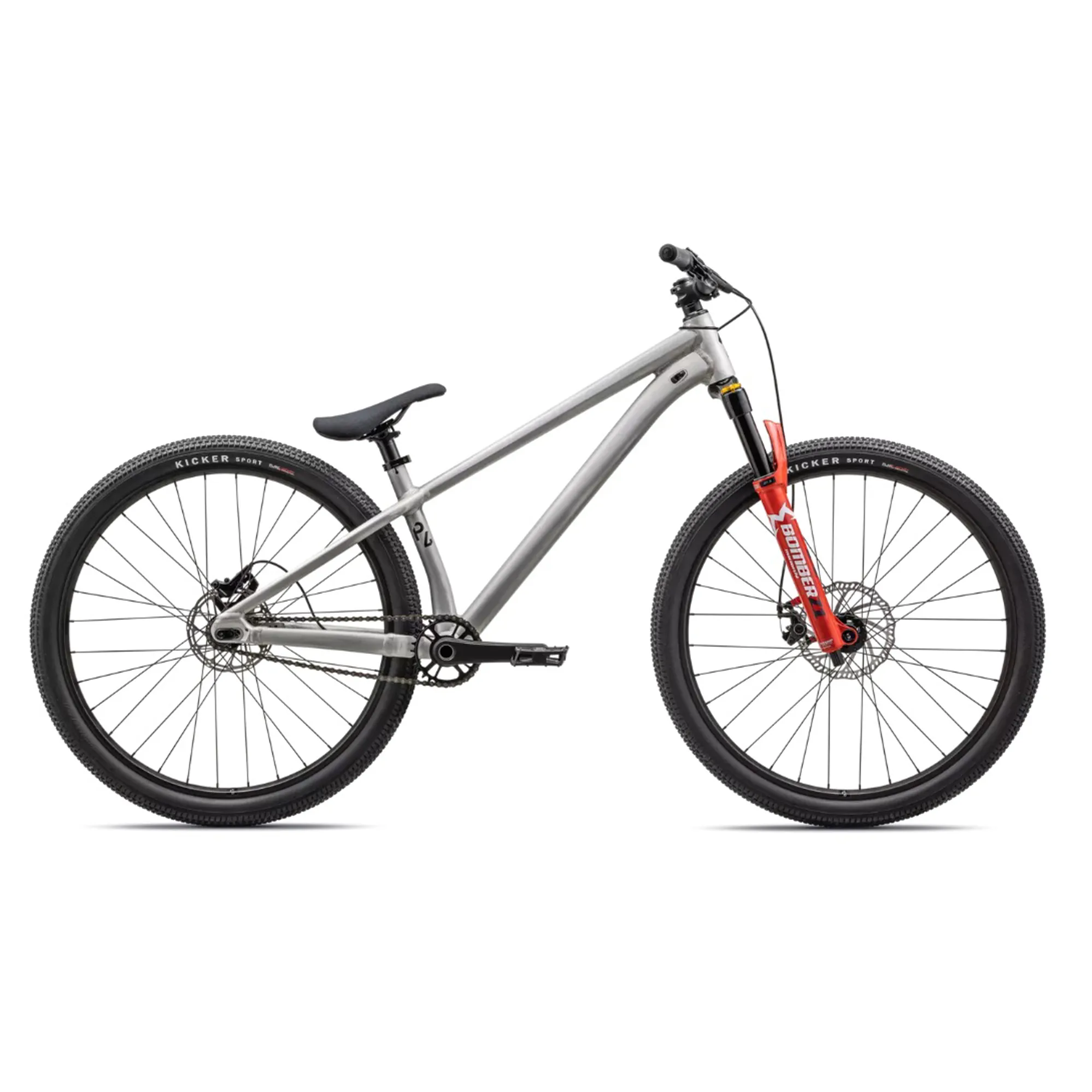 2023 Specialized Series Dirt Jump Bike Satin Aluminium