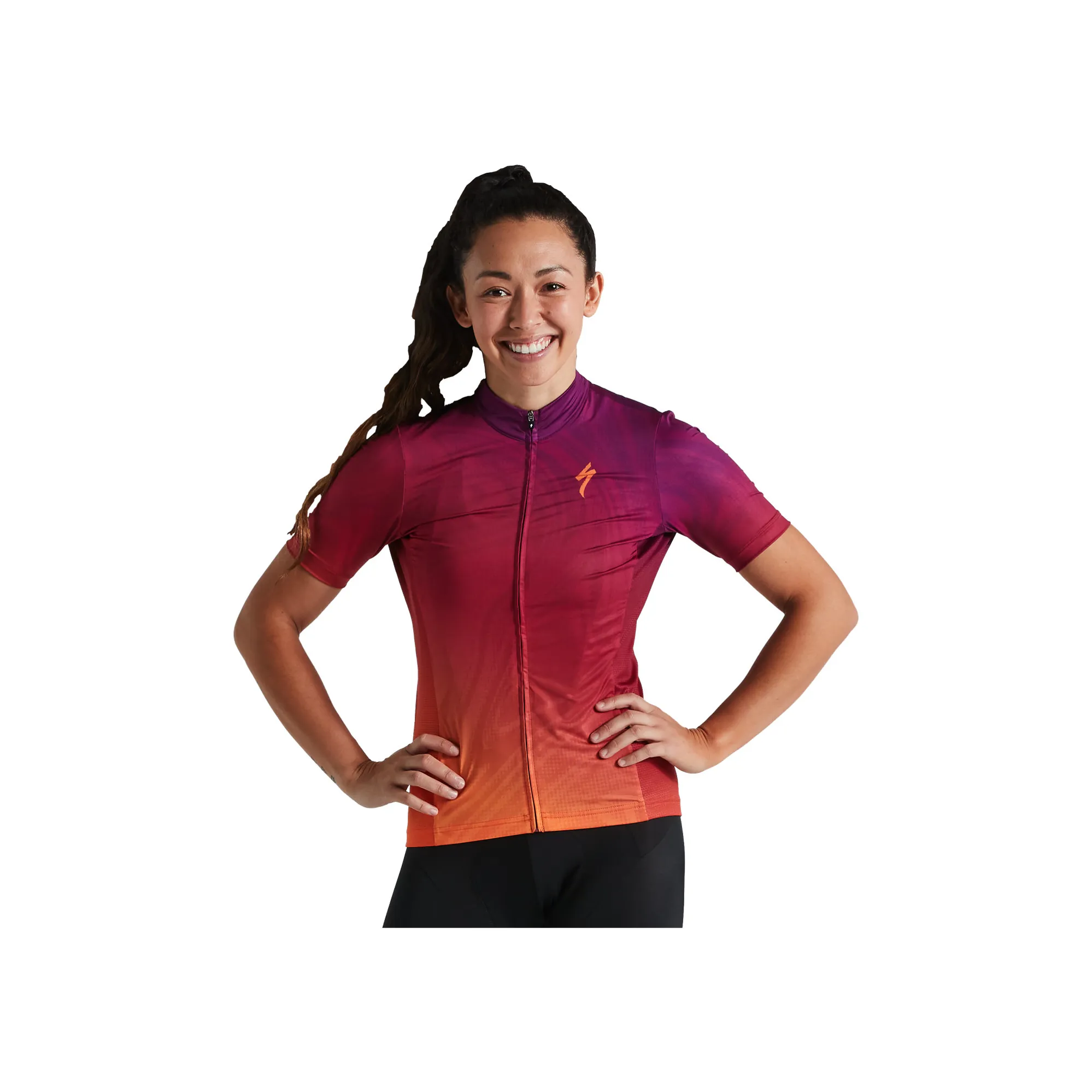 Specialized RBX Comp Short Sleeve Womens Jersey Orange Sunset- Size X-Small