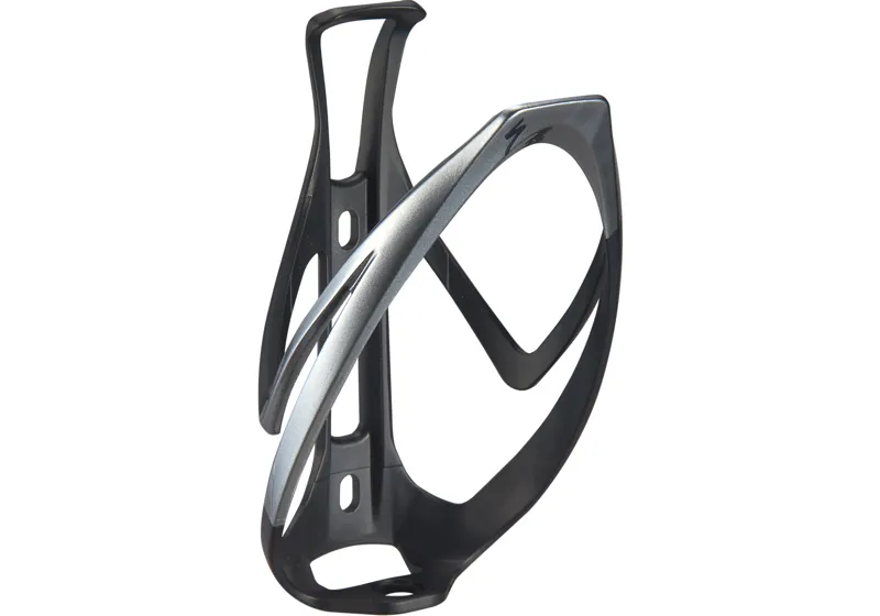Specialized Rib Cage II Bottle Cage - Matte Black/Liquid Silver