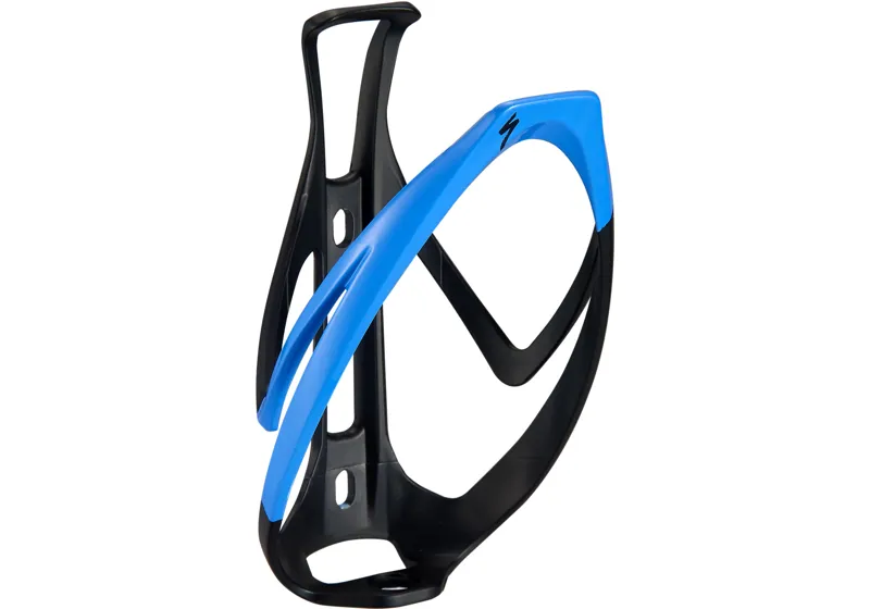 Specialized Rib Cage II Bottle Cage - Matte Black/Sky Blue
