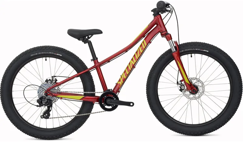 Shop Soiled: Specialized Riprock 24in Kids Bike - Candy Red/Hyper/Black