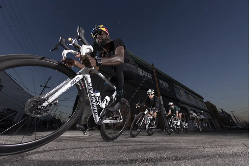 2022 Specialized Allez Sprint Road Bike Frameset - Raw Aluminium Black Fade/Black Chrome-1