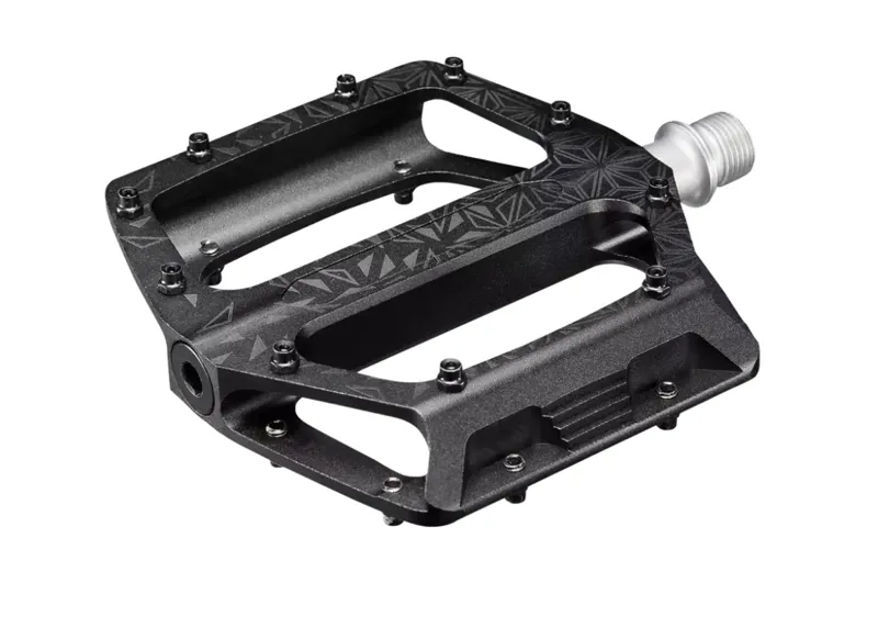 Supacaz Krypto CNC Alloy Flat Mountain Bike Pedal Black