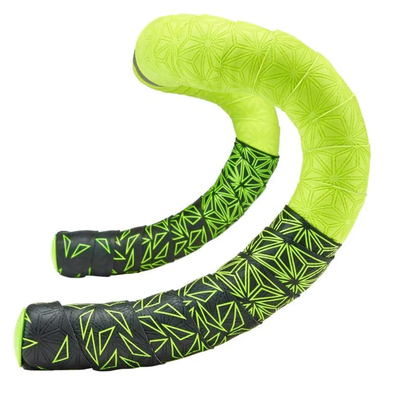Supacaz Super Sticky Kush Star Fade Handlebar Tape - Neon Yellow