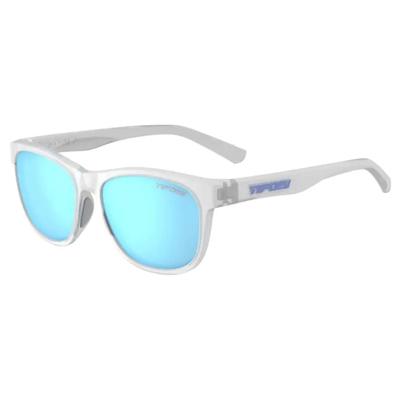 Tifosi Swank Polarised Single Lens Sunglasses - Satin Clear