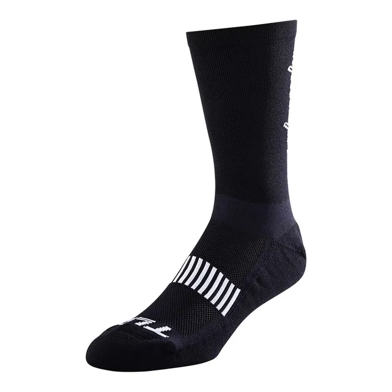 Troy Lee Designs Performance Socks Signature - Black - Size Small/Medium