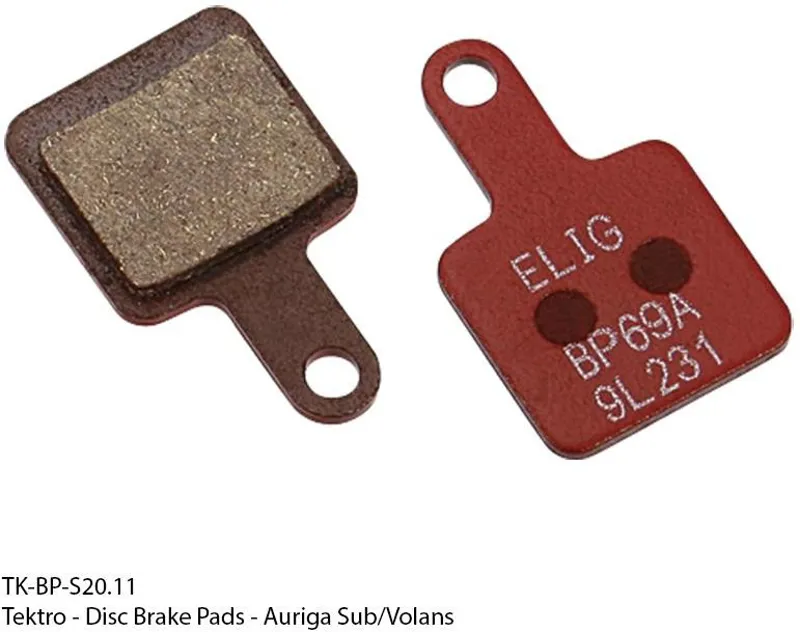 Tektro Disc Brake Pads Auriga Sub/Volans