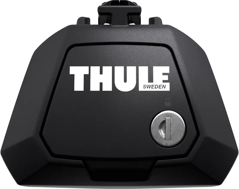 Thule 7104 Evo Raised Rail Foot Pack for Cars with Roof Rails - Pack of Four
