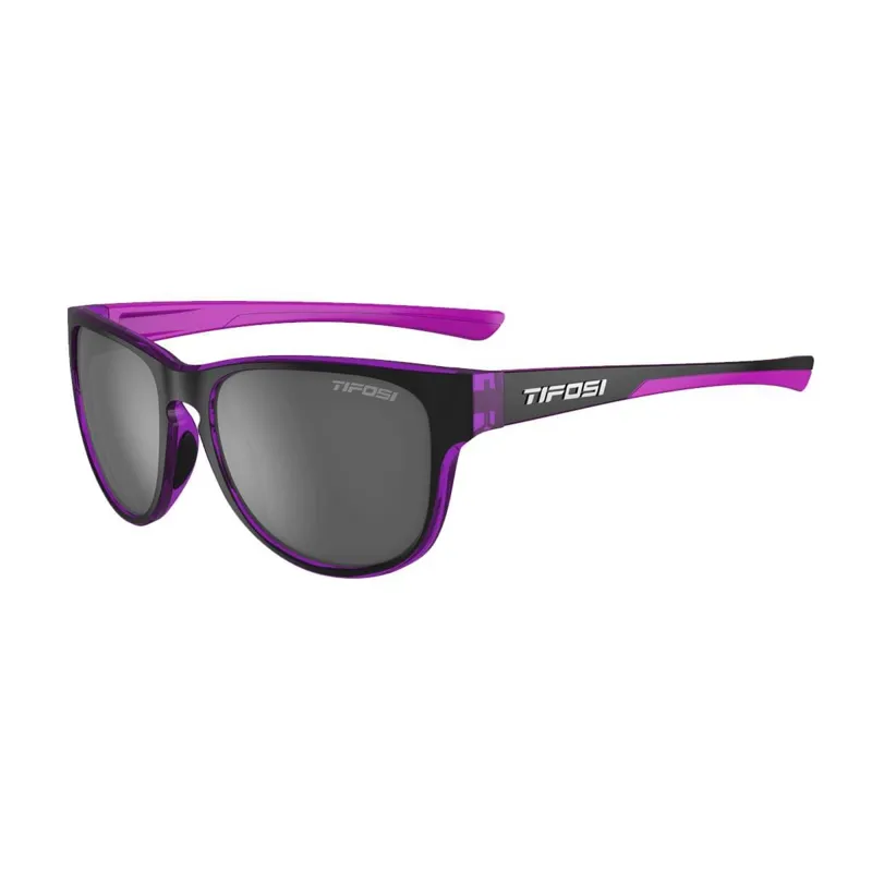 Tifosi Smoove Single Lens Sunglasses - Onyx Ultra Violet/Smoke