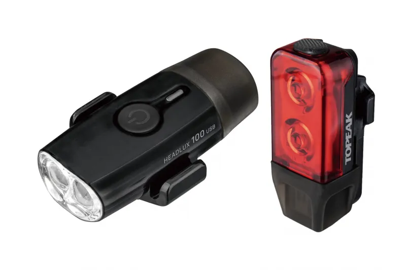 Topeak Powerlux Combination Set HL100 TL25 Bicycle Light Set