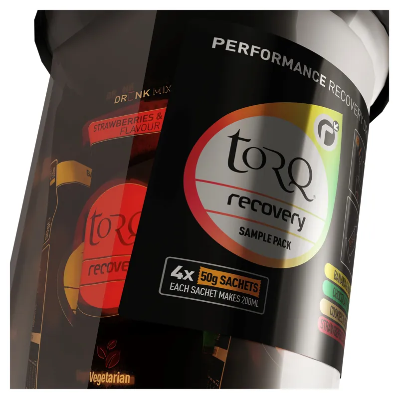 Torq Recovery Drink Mixer Bottle Pack - 4 Mixed Flavours