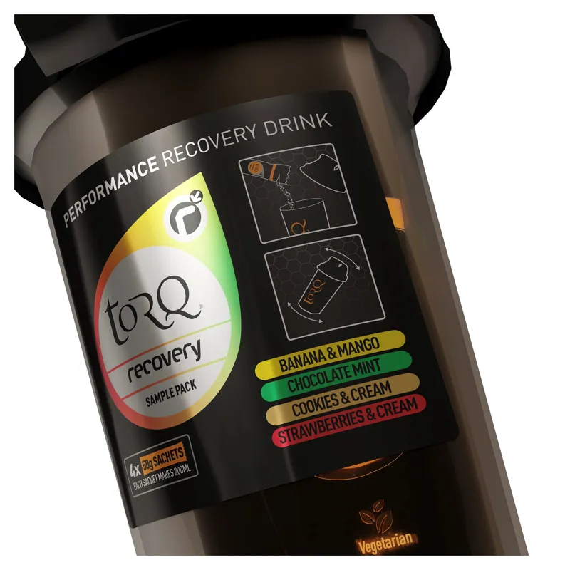 Torq Recovery Drink Mixer Bottle Pack - 4 Mixed Flavours-1
