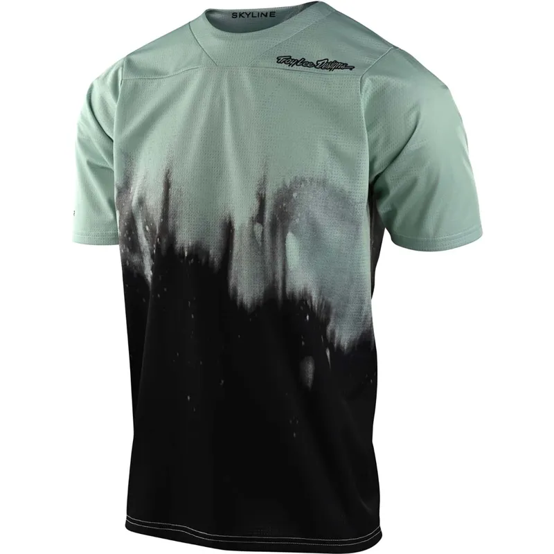 Troy Lee Designs Skyline Mens Short Sleeve Jersey Smoke Green