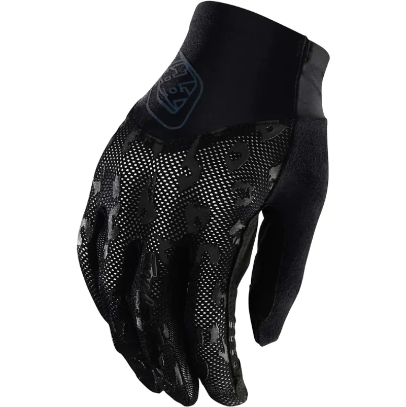 Troy Lee Designs Ace Womens Mountain Bike Gloves - Panther Black - Size Large