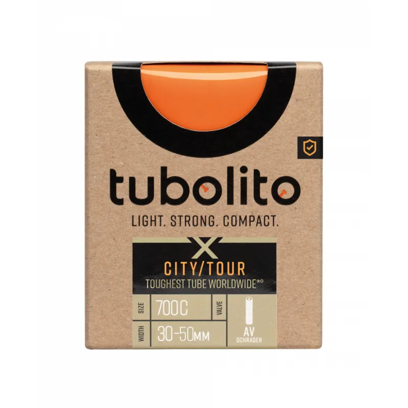 Tubolito X-Tubo City/Trekking 700c Inner Tube - Neon Orange