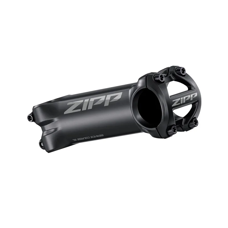 Zipp Stem Service Course SL 6 Degree Universal Faceplate B2 - Matte Black with Gloss Logos