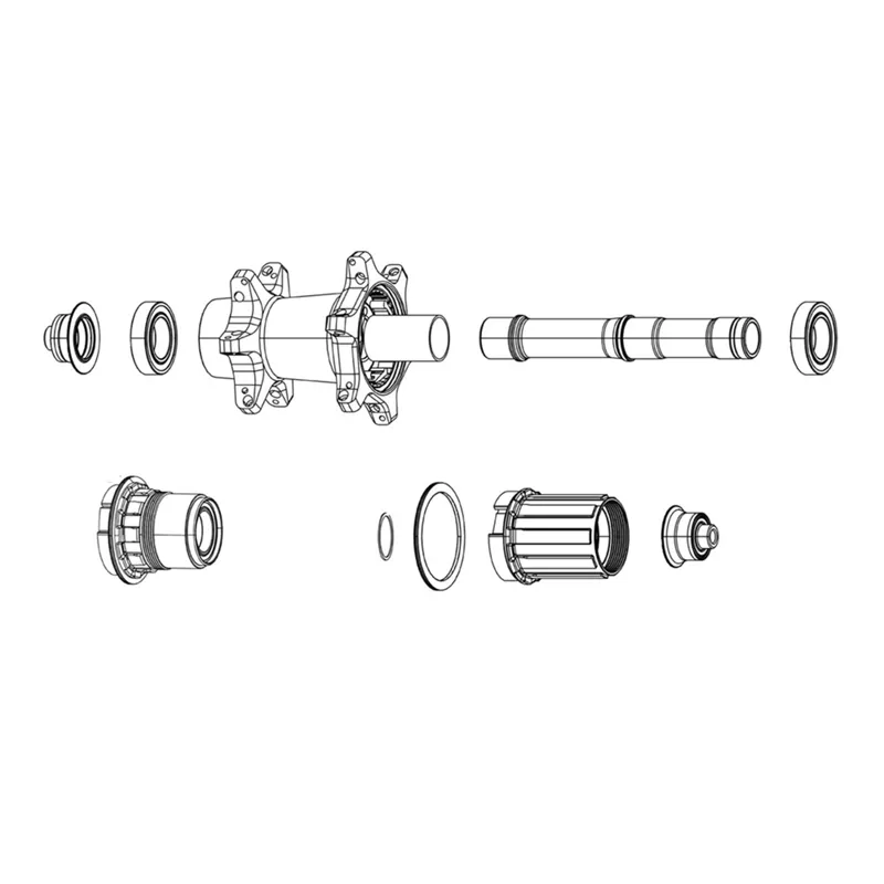 Zipp Spare Wheel Axle End Cap Set Rear Zipp Cognition CL