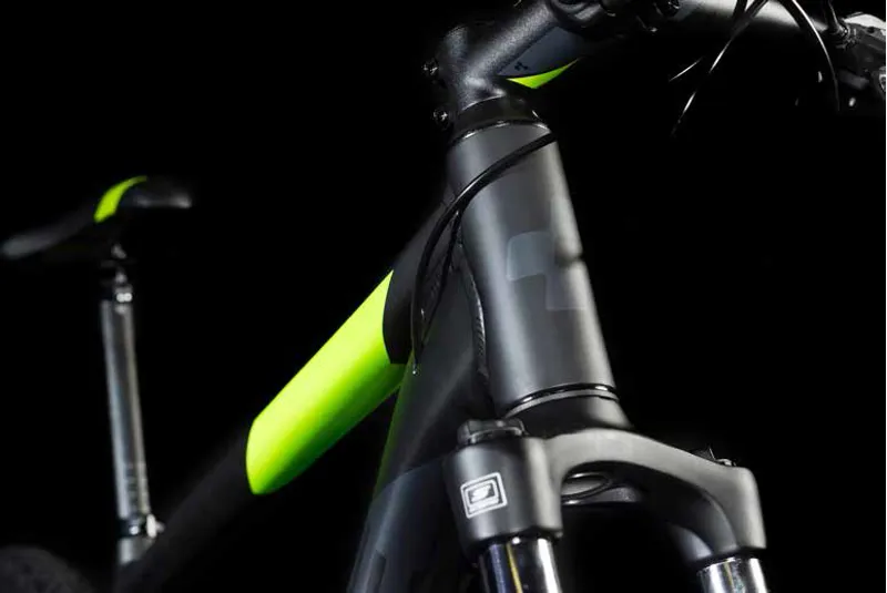 2018 Cube Aim Mens Mountain Bike Black/ Green-1