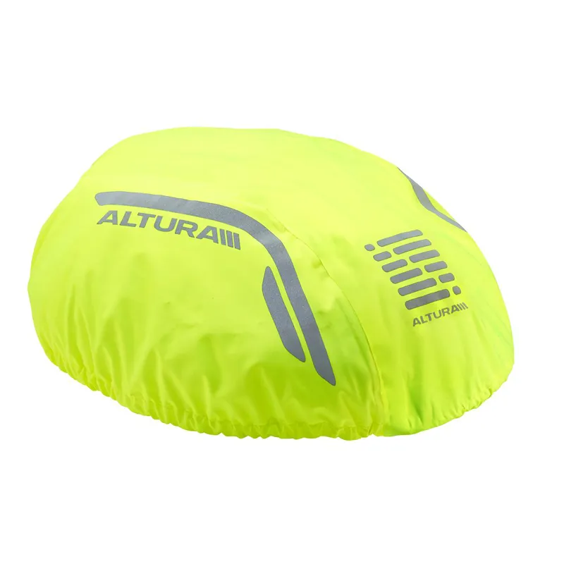 Altura NightVision Waterproof Cycling Helmet Cover - Hi-Viz Yellow - One Size
