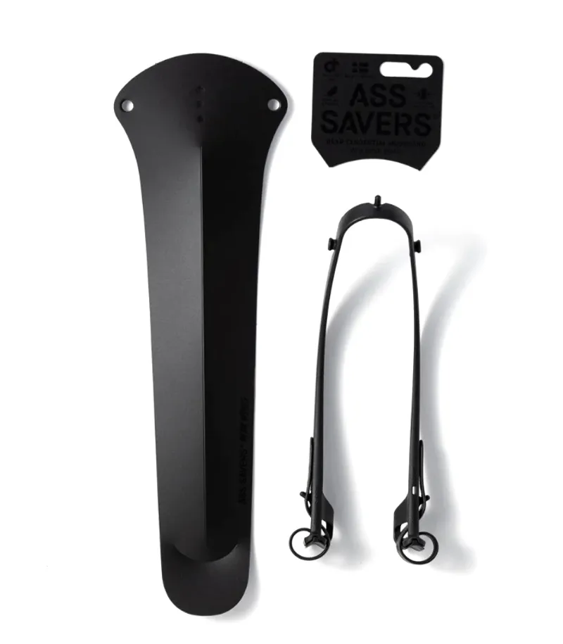 Ass Savers Win Wing 2 Road Rear Mudguard - Black